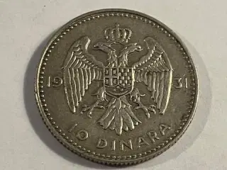10 Dinara 1931 Yugoslavia