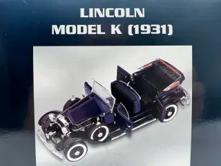 1931 Lincoln Model K 1:18  Flot og detaljeret