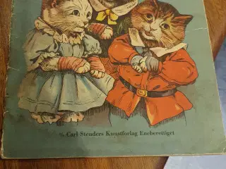 Vintage  hæfte: de tre smag missekatte 