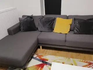Jysk chaiselong sofa