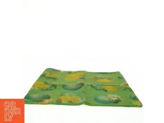 Tørklæde med citronmotiv (str. 155 x. 37 cm)