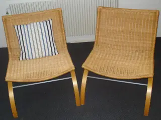2 stk. lænestole i flet