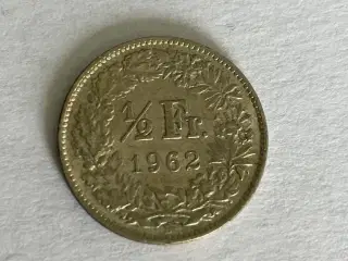 1/2 Franc Switzerland 1962