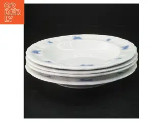 Gustavberg Blå Blom tallerkner (str. Ø 20x3 cm)