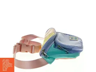 Farverig bæltetaske (str. 25 x 14 cm)