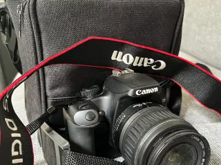 Canon spejlrefleks kamera med taske 