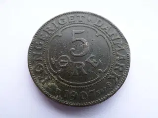 Dansk 5 øre 1907