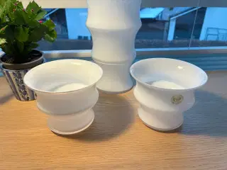Urtepotteskjuler, Karen Blixen serien, Hvid, 10 cm