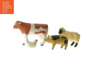 Sæt af bondegårdsdyr figurer (str. 12,5 cm)