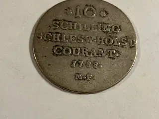 1/6 Speciedaler / 10 Schilling 1788 Slesvig-Holstein