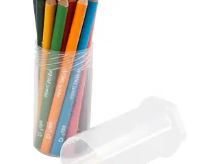 Kraftige Trekante Farveblyanter - 18 Ass. Farver