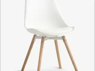 KASTRUP Spisebordsstol KASTRUP hvid/natur eg