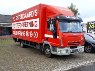 Iveco 7,5 tons. m. kasse + lift. årg. 2005 euro 4-