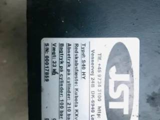 Hydrauliks skovl skift Kobota KXc027-4