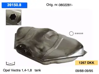 Nye Opel Vectra tanke