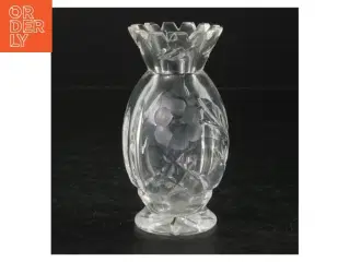 Glasvase (str. H. 13 cm. ø. 6,5 cm)