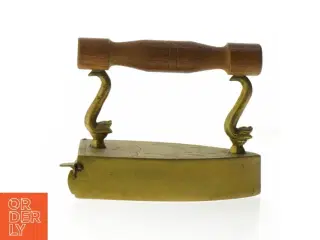 Vintage messing strygejern (str. 16x9,5 cm)