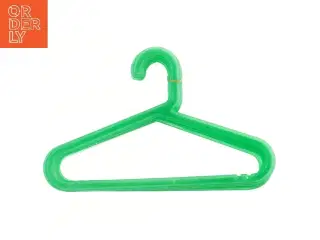 Grønne plastikbøjler til børnetøj, sæt af 10 stk (34,5x21,5 cm)