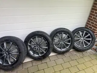 Flotte vinterhjul som har siddet på en Kia Ceed.