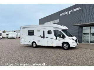 2022 - Dethleffs Trend T 7017 EB   Lave enkeltsenge og stort toiletrum i bagenden med brusekabine, 140hk, Euro6 motor