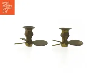 Messing lysestager (str. 5 cm)