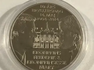 10-års Bryllupsdag Kronprins Frederik og Mary Medalje