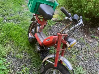 Garelli med patina og rå look med maxi p motor 