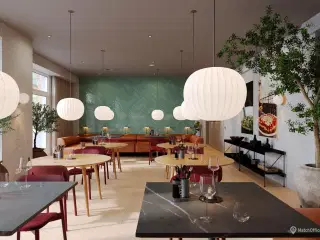 176m² Restaurant med Take-Away, 02-bevilling og med op til 6 mdrs. lejefrihed / trappeleje