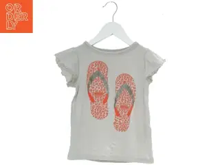 Børne T-Shirt med Flip-Flop tryk fra Name It (str. 134)