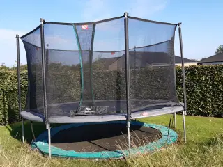 2x BERG trampolin 360 cm. Og nedgravet (mindre). 