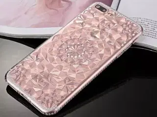 Diamant cover iPhone 5s SE 6 6s 7 8 7+ (3 farver)