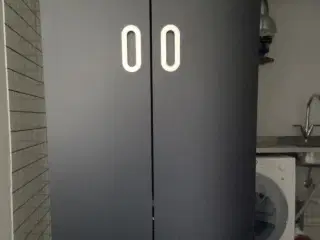 IKEA BØRNESKAB hvid/sort