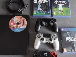 Playstation 4, 3 controller, 4 spil