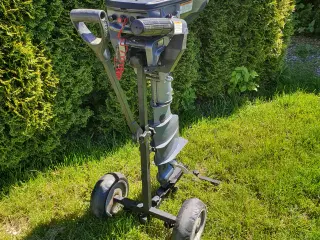 Påhængsmotor 6 hk. 4 takt. Langt ben.
