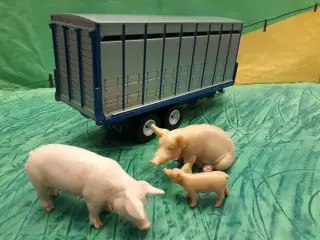 Dyretransportvogn med 3 Grise