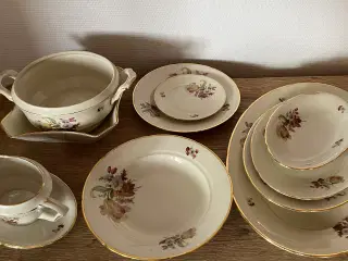 Spisestel Vita Kjøbenhavns Porcelains Maleri