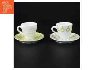 Bodum porcelænskopper med underkopper fra Bodum (str. 12 x 7 cm)