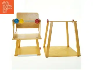 Høj stol til dukker (str. 35 cm. og 28 cm)