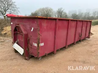Kroghejscontainer med rullepresenning