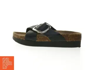 Sort damesandal med korksål fra Catwalk (str. 41 )
