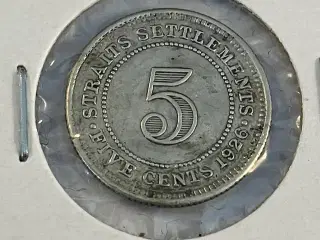 5 Cents Straits Settlements 1926