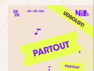 Partout billet Nibe festival 