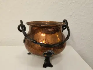 Urtepotte i messing