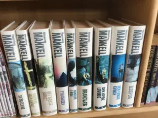 Henning Mankell (Kriminalkommisær Wallander) bøger