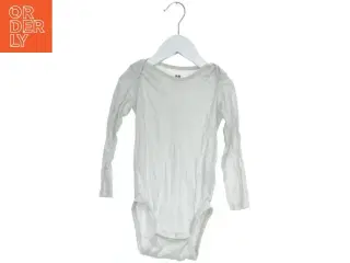 Hvid langærmet bodystocking fra H&M (str. 92)