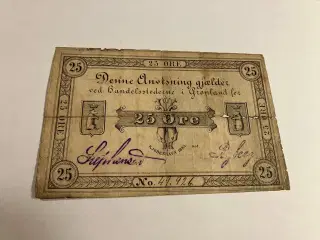 25 øre 1892 Grønland