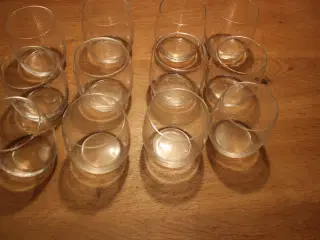 12 ubrugte søde vandglas