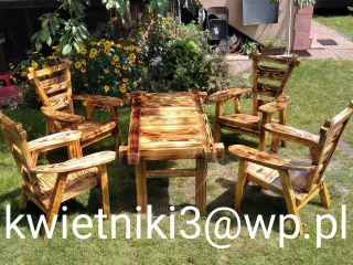 fire havelænestole + bord