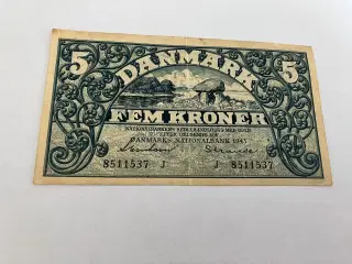 5 Kroner 1943 J