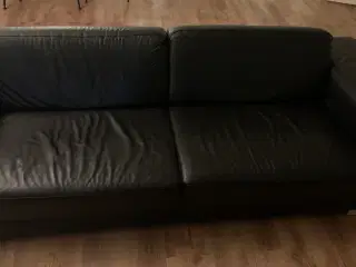 Læder sofa sælges 